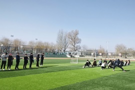 张校长深入体艺部开展教学检查活动